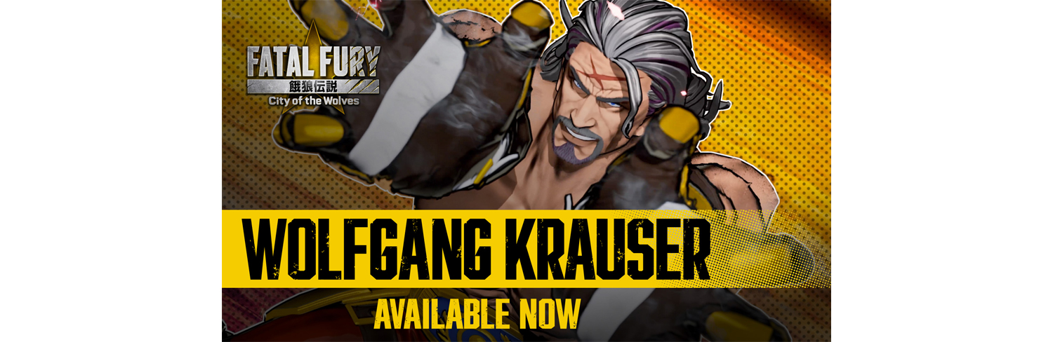 Krauser Joins Fatal Fury: City of the Wolves as Anniversary Sale Begins