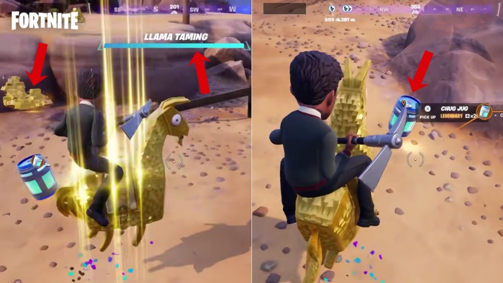 Fortnite Disables Llama Riding and Shoulder Riding After Size Bug