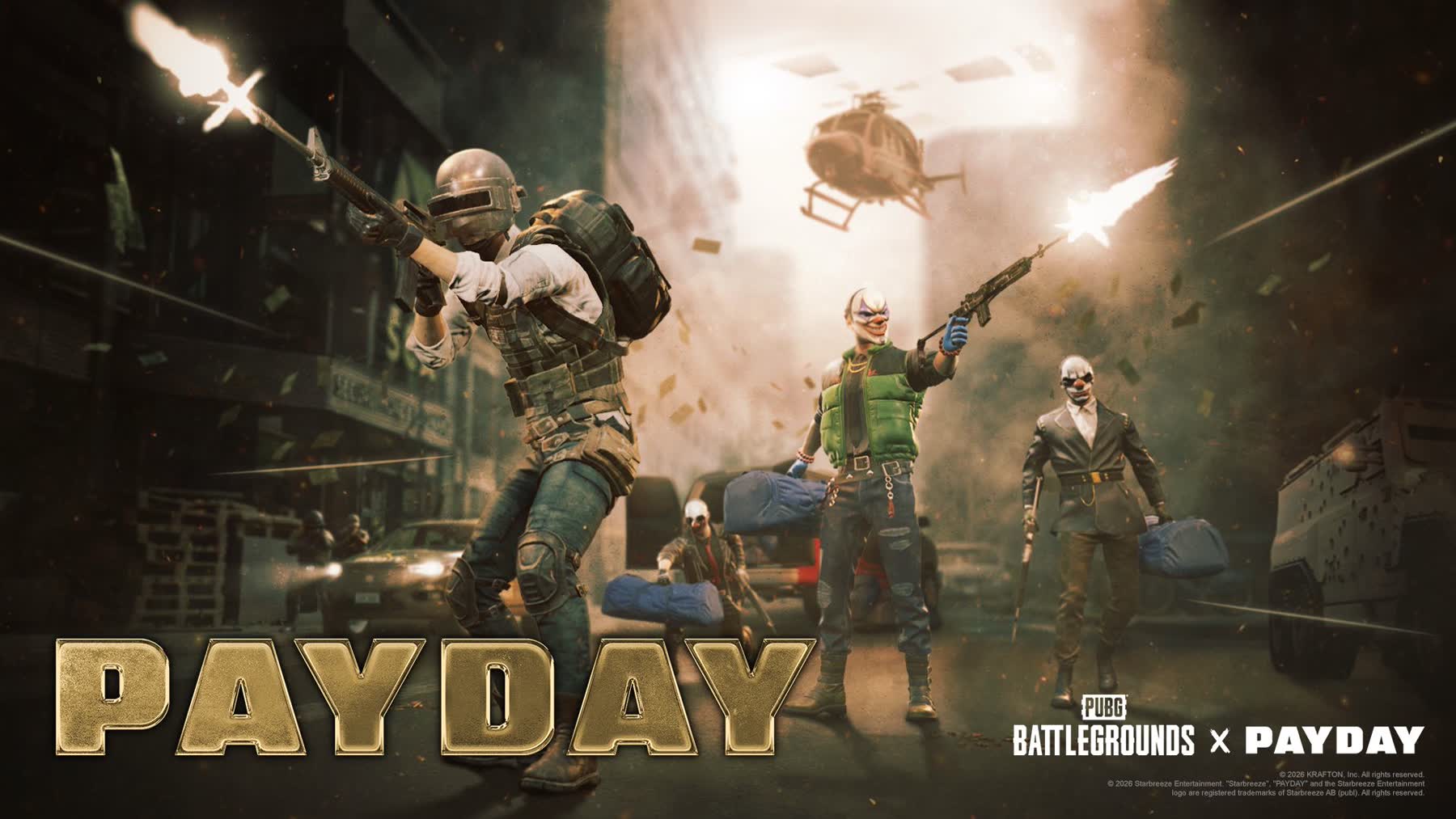 PUBG Adds Payday Heists in Limited-Time Mode