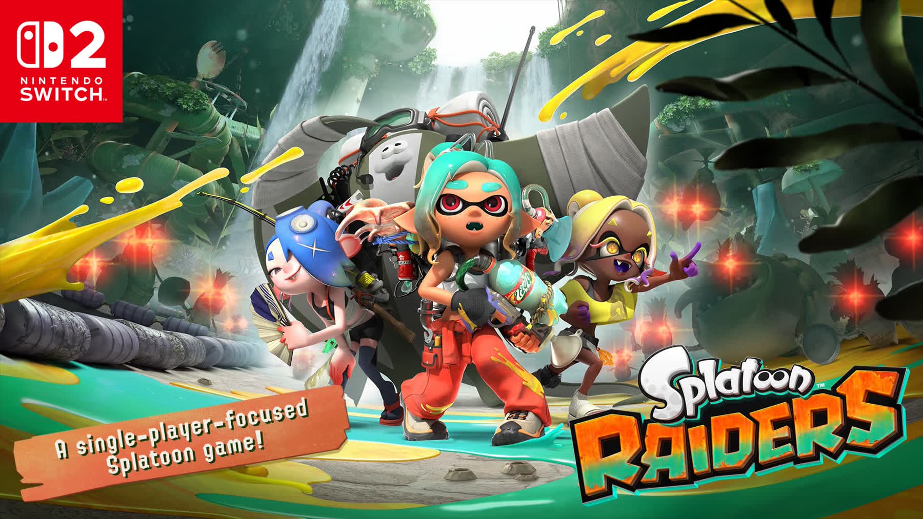 Splatoon Raiders Trailer Shows Treasure Hunting and Deep Cut on Switch 2
