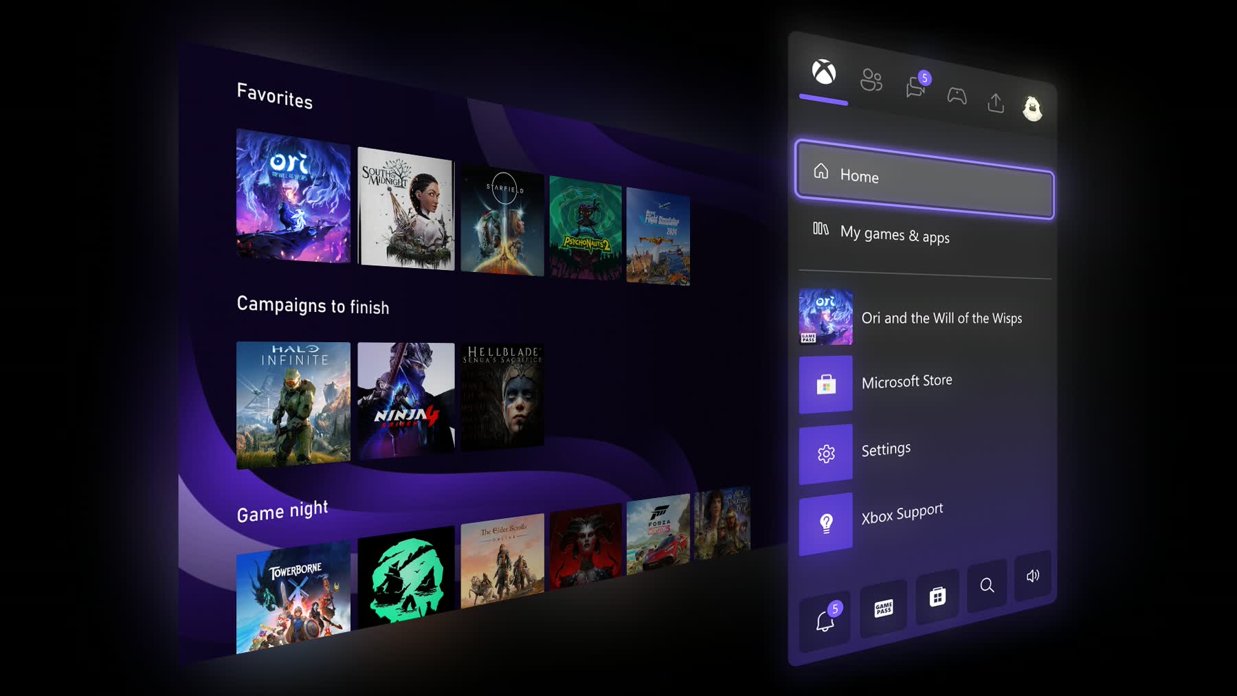 Xbox Update Adds Per-Game Quick Resume Controls and PC Library Tools