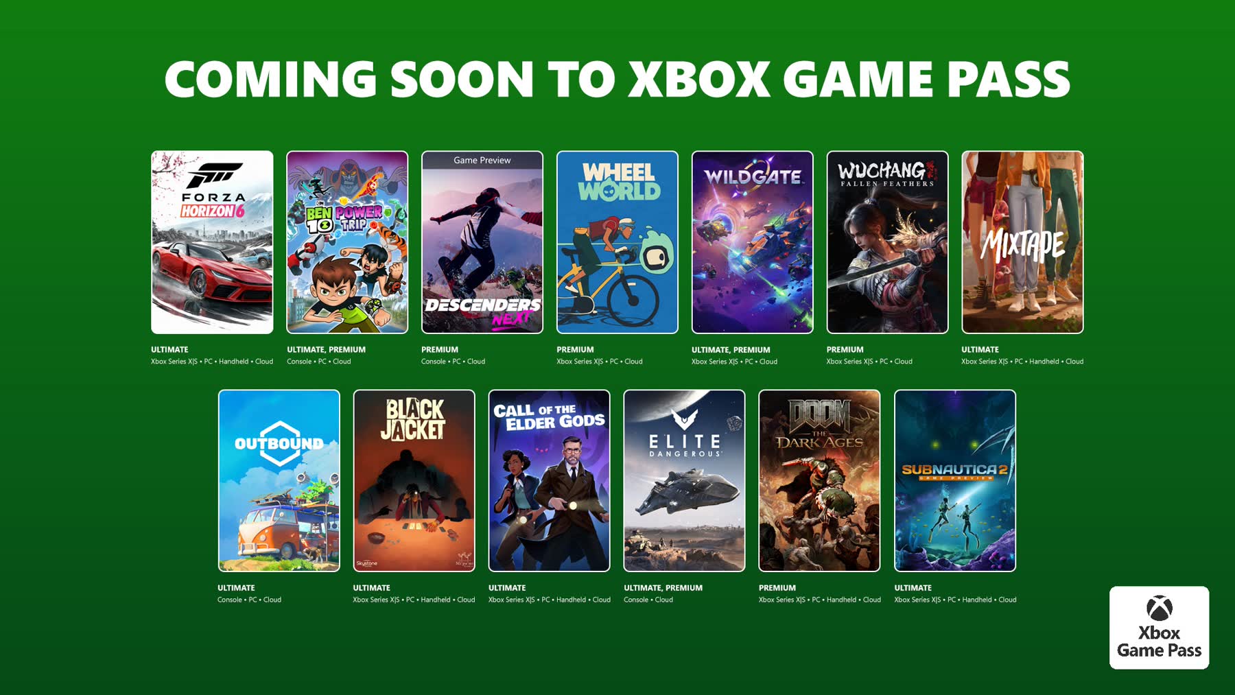 Xbox Game Pass May Lineup Adds Forza Horizon 6 and Subnautica 2