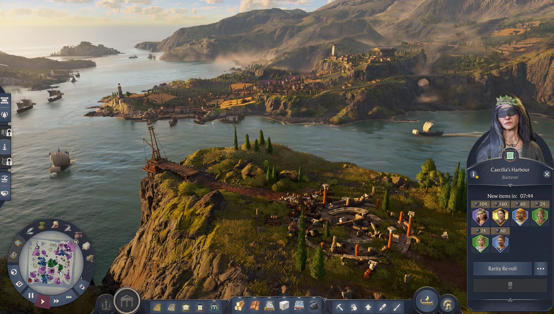 Anno 117 Pax Romana Prophecies of Ash settlement on Cinis