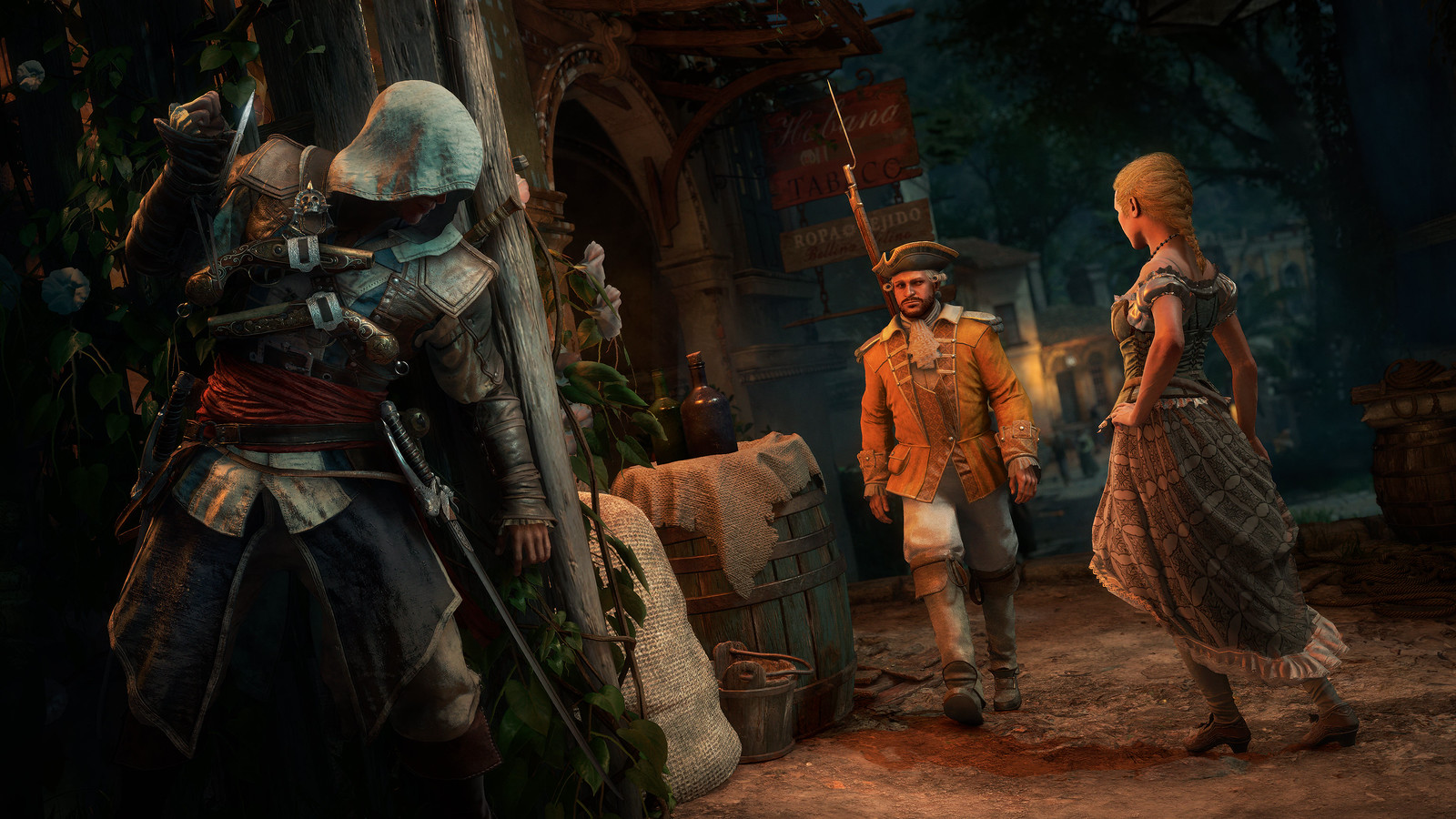 Edward Kenway sailing the Jackdaw in Assassin's Creed Black Flag Resynced