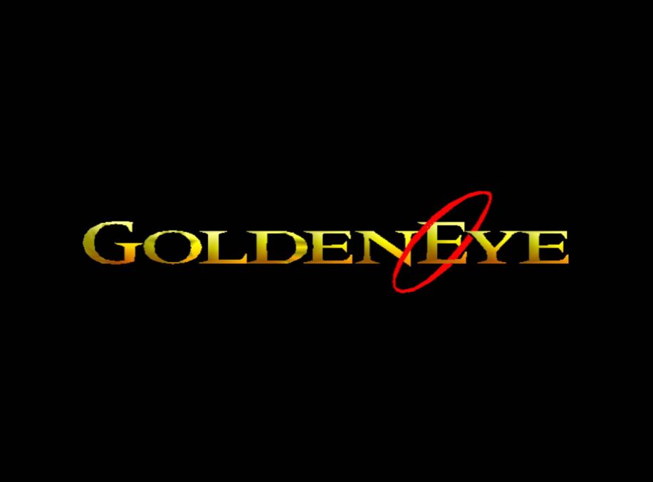 James Bond aims a weapon in GoldenEye 007.