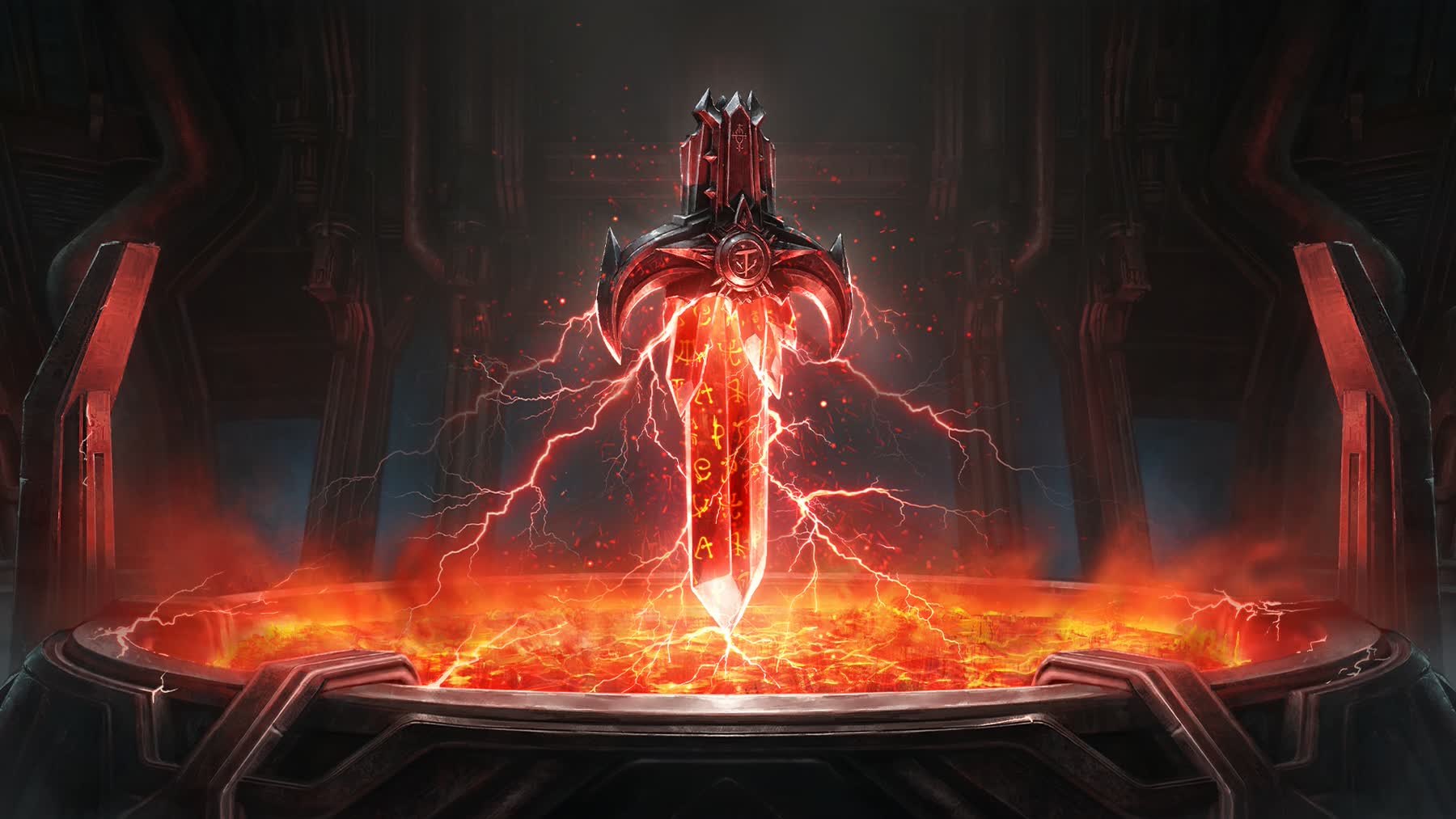 The Cyberdemon boss in Diablo Immortal's DOOM: The Dark Ages crossover event