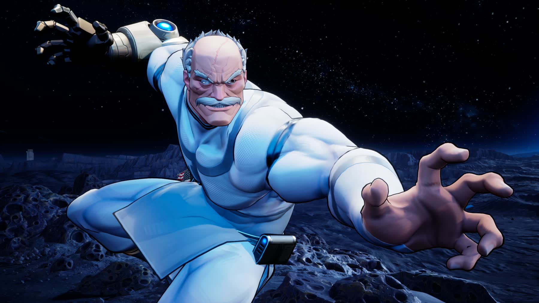 An Invincible VS fighter lunging forward in an official gameplay screenshot