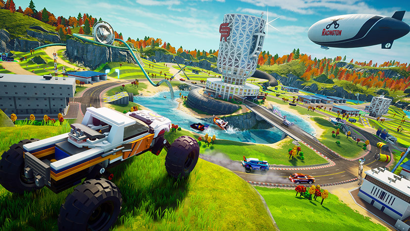 LEGO 2K Drive gameplay in Bricklandia