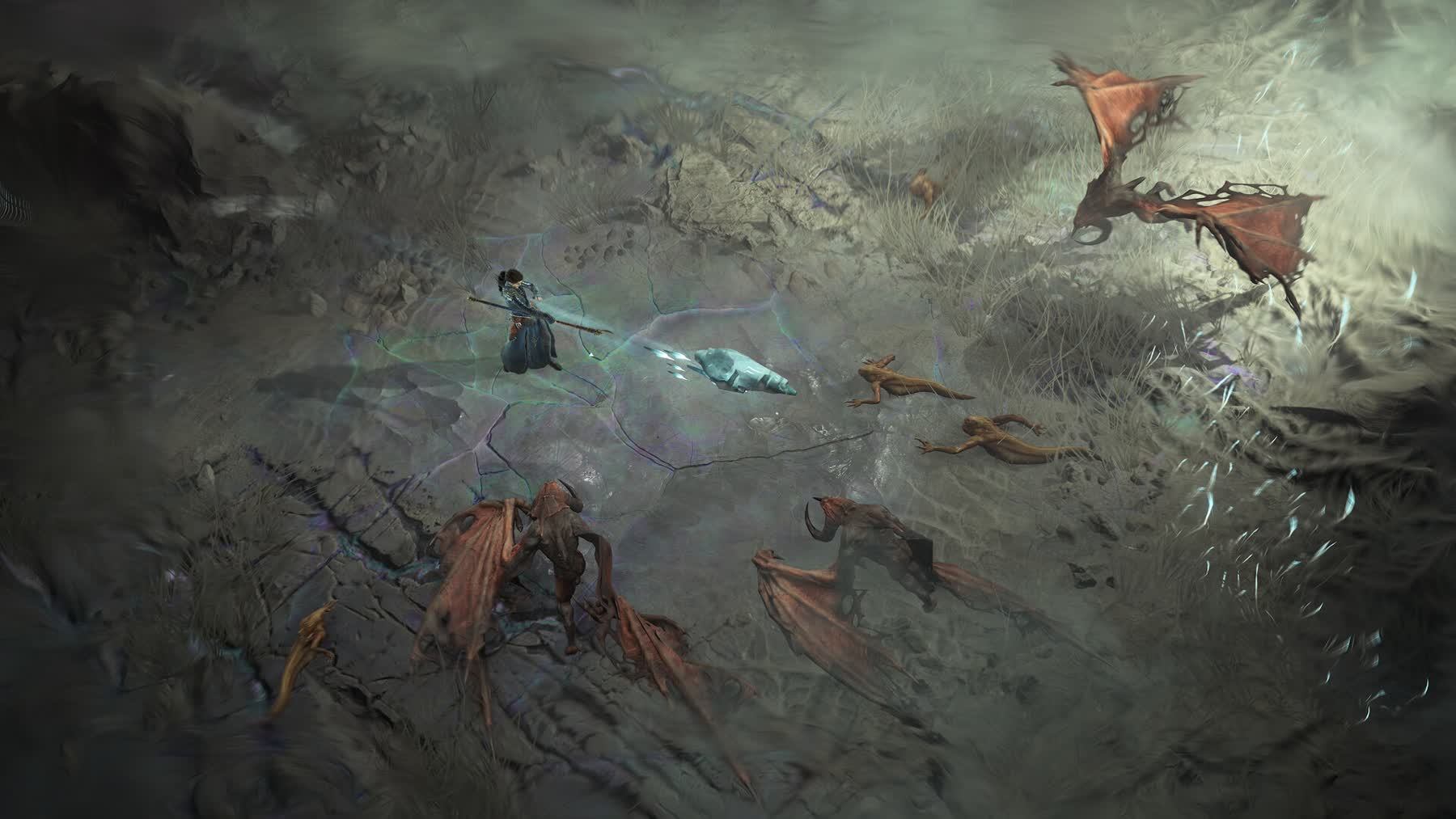 Diablo IV Lord of Hatred gameplay showing a dark demonic battle scene