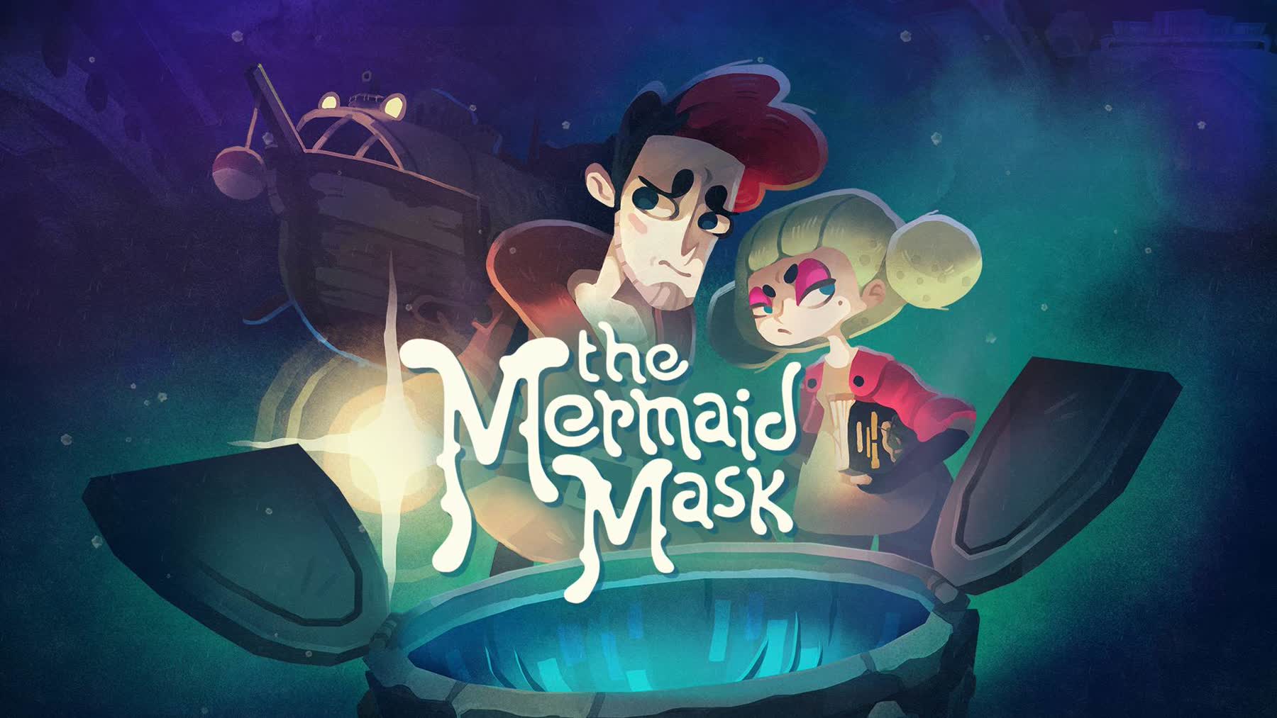 Detective Grimoire and Sally investigate the submarine in The Mermaid Mask