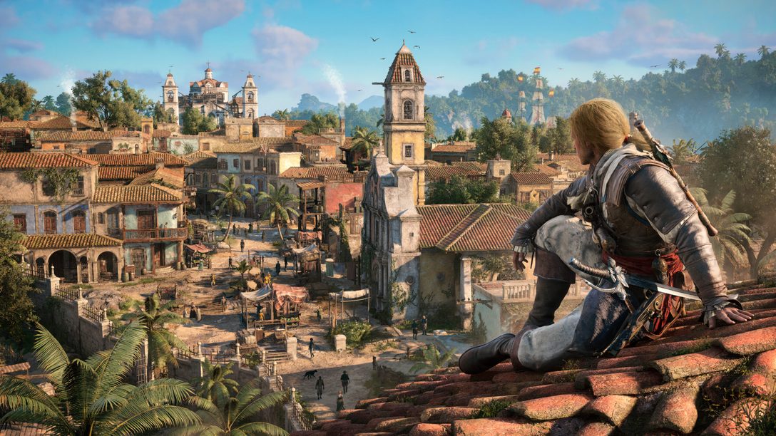 Edward Kenway sails through the Caribbean in Assassin’s Creed Black Flag Resynced
