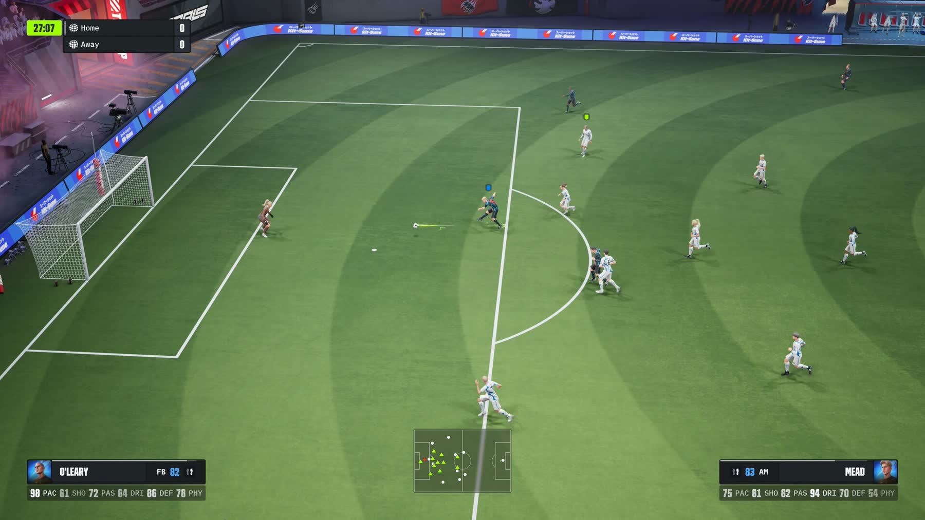 A football match in GOALS