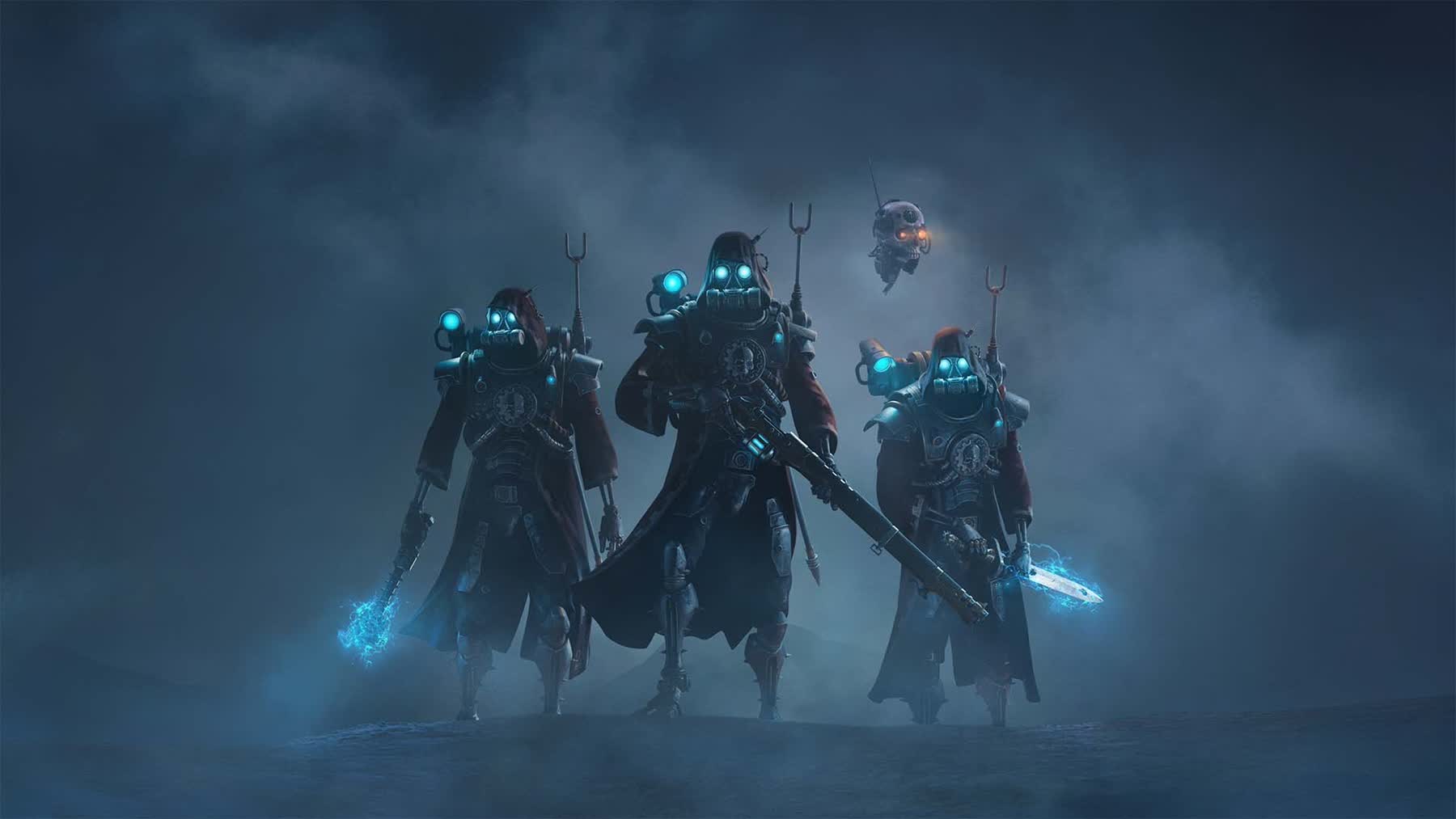 The Skitarii Alpha Primus stands ready in Warhammer 40000 Darktide