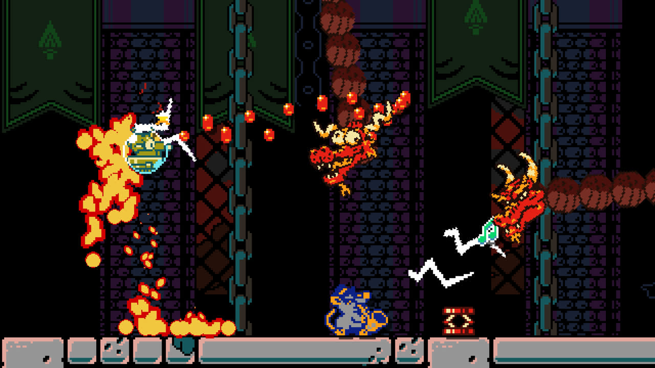 A hero battles monsters in Dark Scrolls