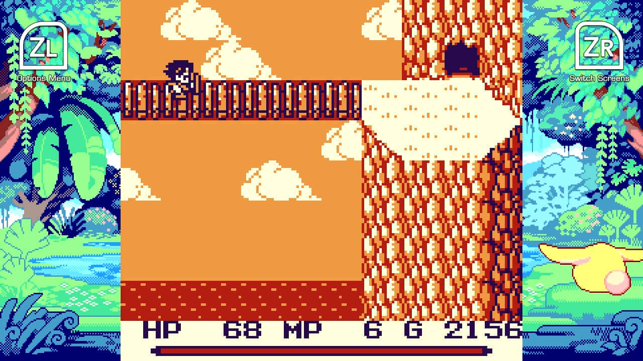Final Fantasy Adventure exploration shown in Collection of Mana