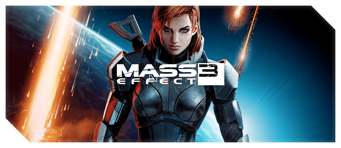 Commander Shepard promotional artwork from Mass Effect Legendary Edition