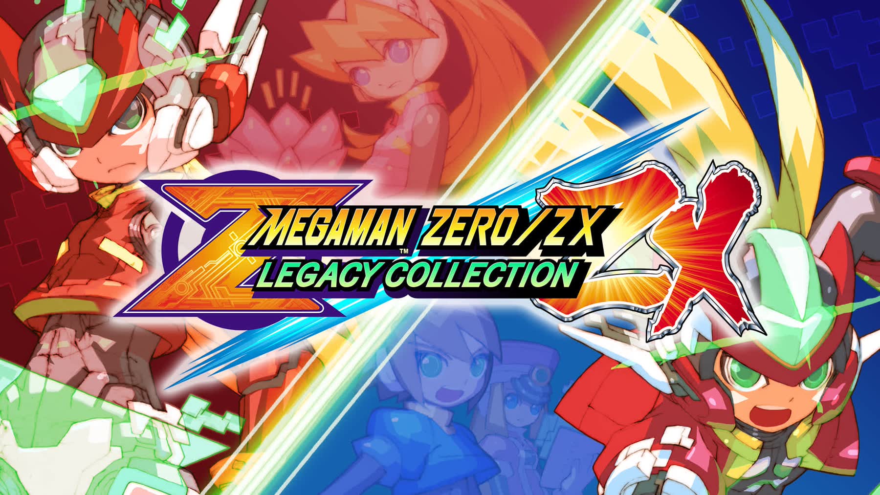 Mega Man Zero ZX Legacy Collection key art
