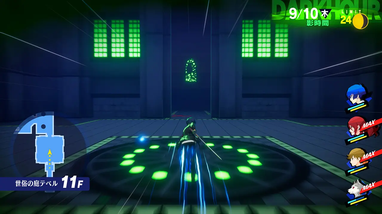 Persona 3 Reload characters exploring Tartarus