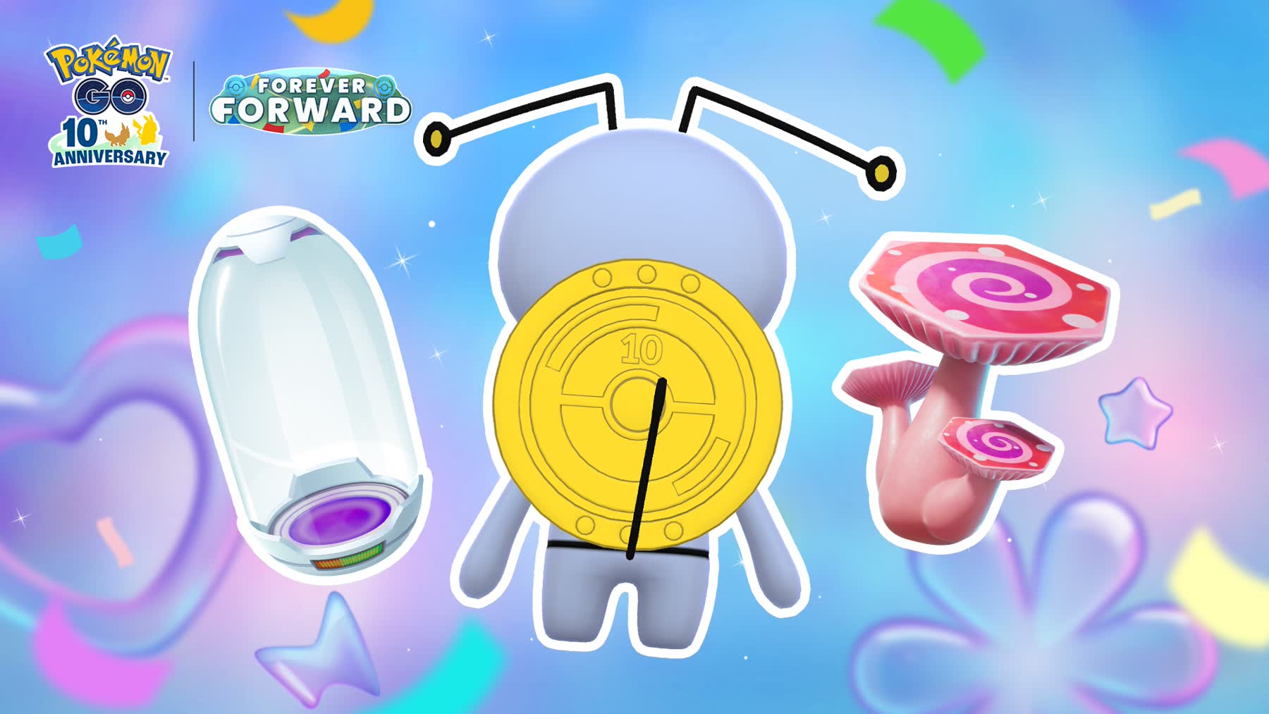 Pokémon GO tenth anniversary event rewards