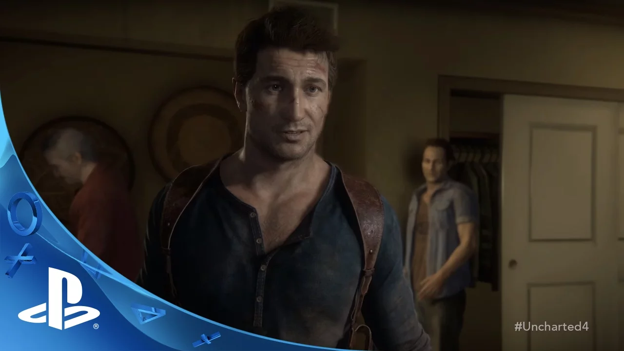 Nathan Drake and Elena appear in Uncharted 4