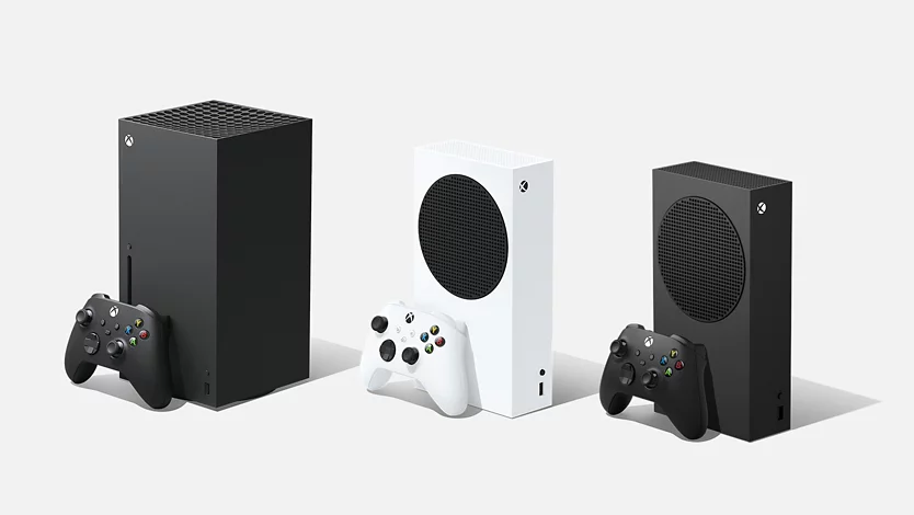 Xbox Series X and Xbox Series S consoles