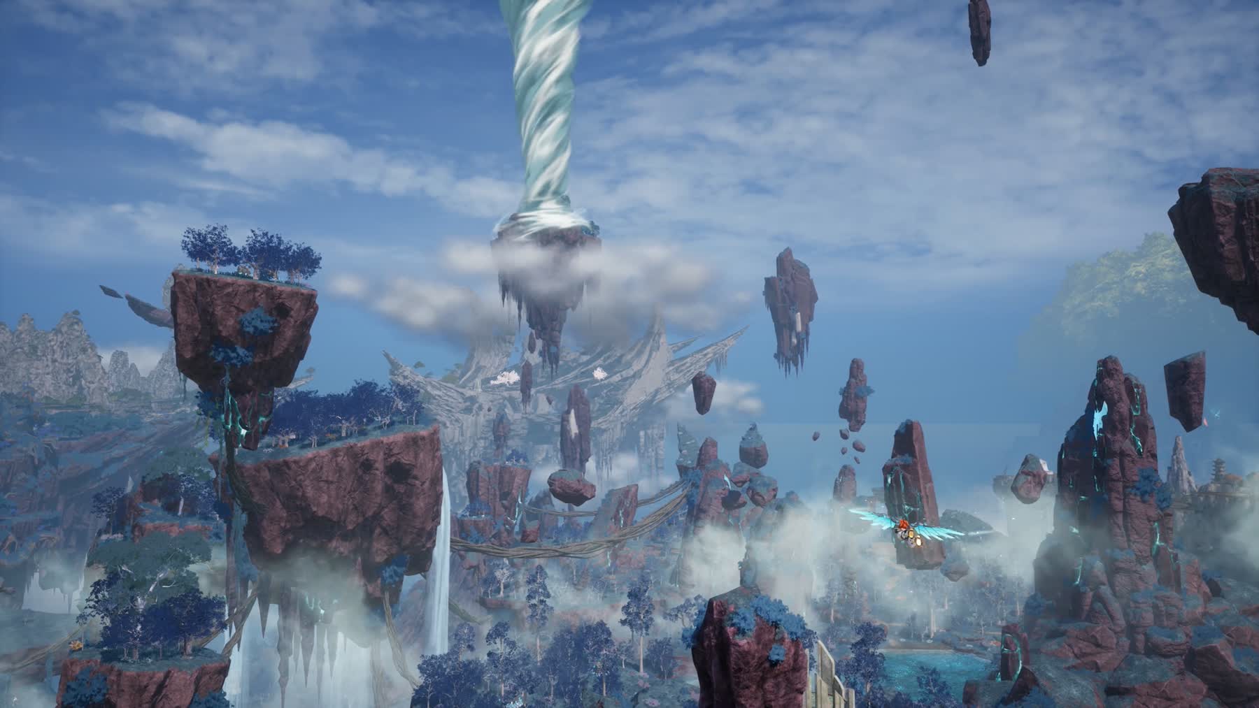 Sunreach floating islands in Palworld 1.0