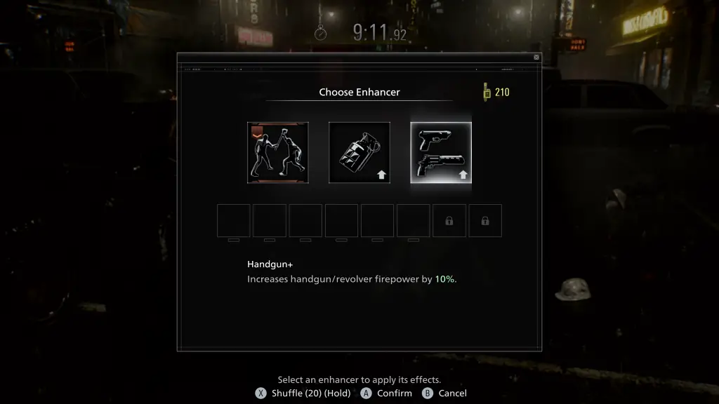 Leon fights enemies in Resident Evil Requiem's Leon Must Die Forever mode
