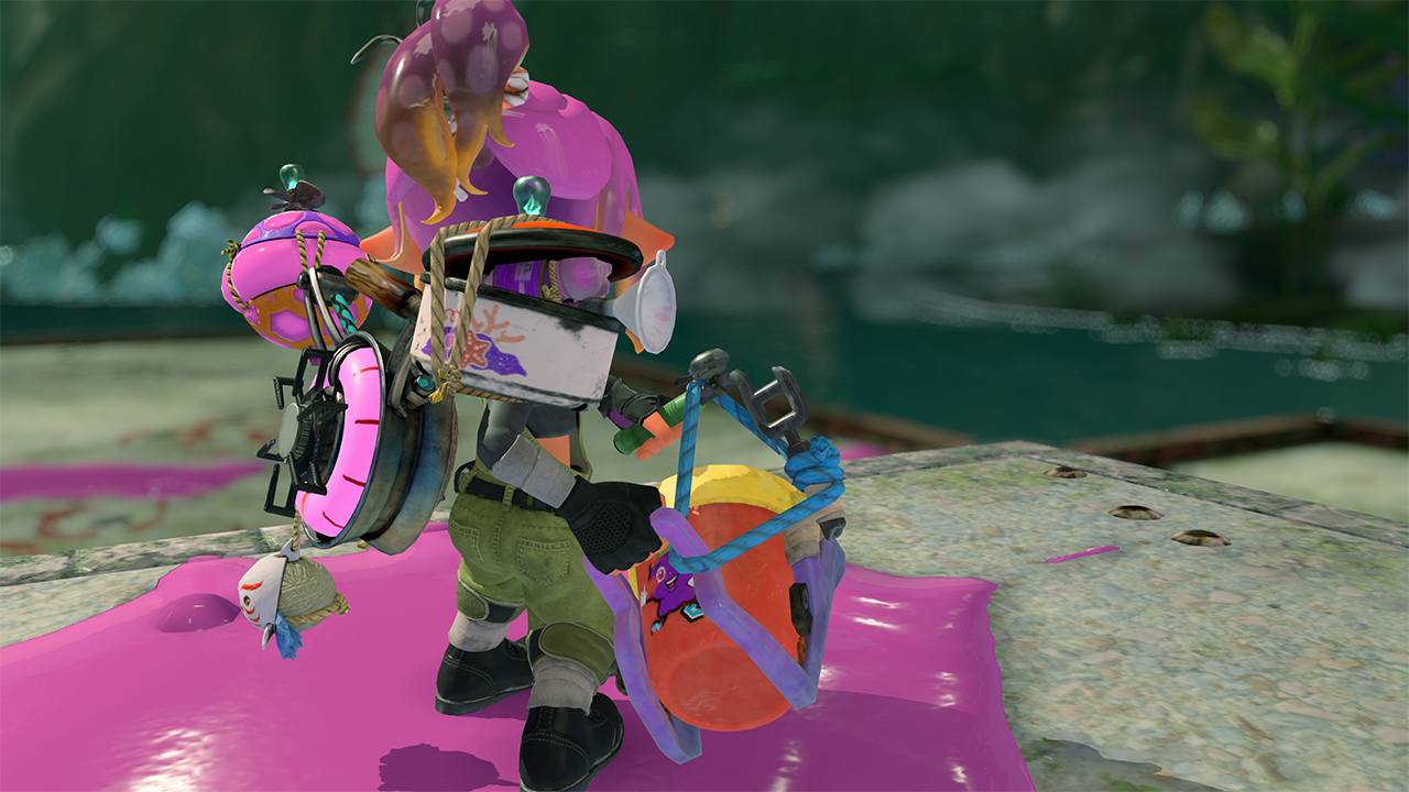 A Splatoon Raiders gameplay scene on Nintendo Switch 2