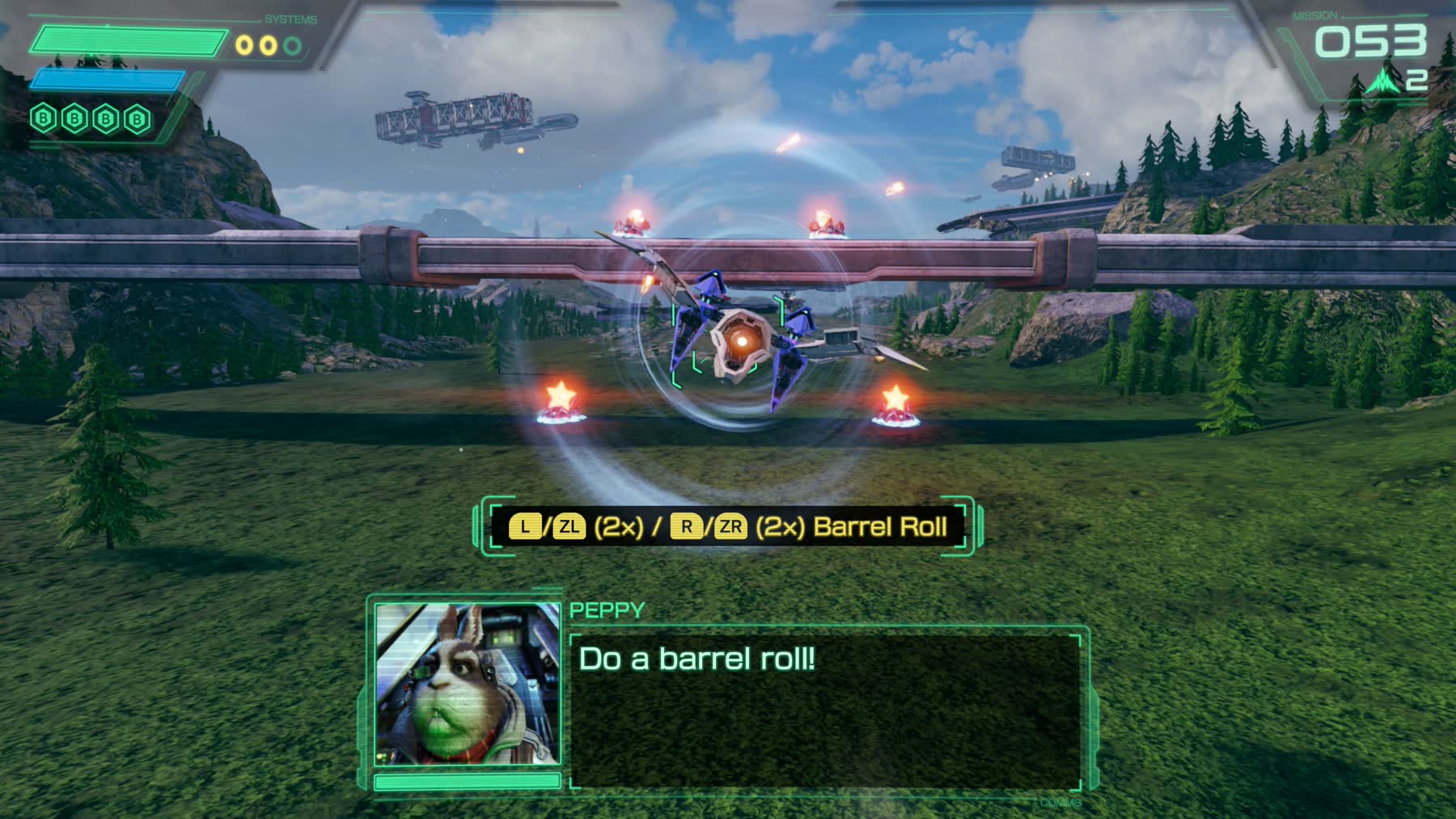 Fox McCloud pilots an Arwing in Star Fox on Nintendo Switch 2