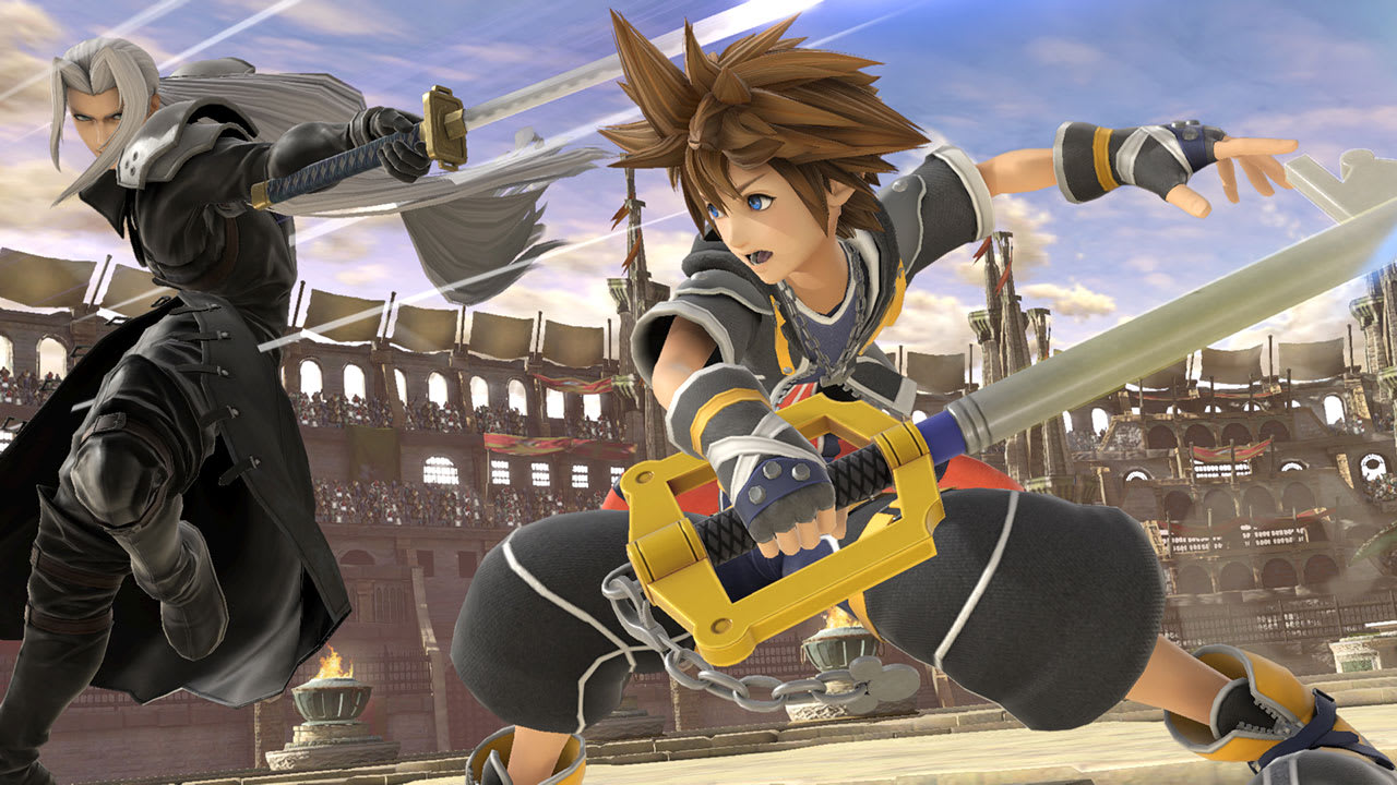 Sora in Super Smash Bros. Ultimate DLC artwork