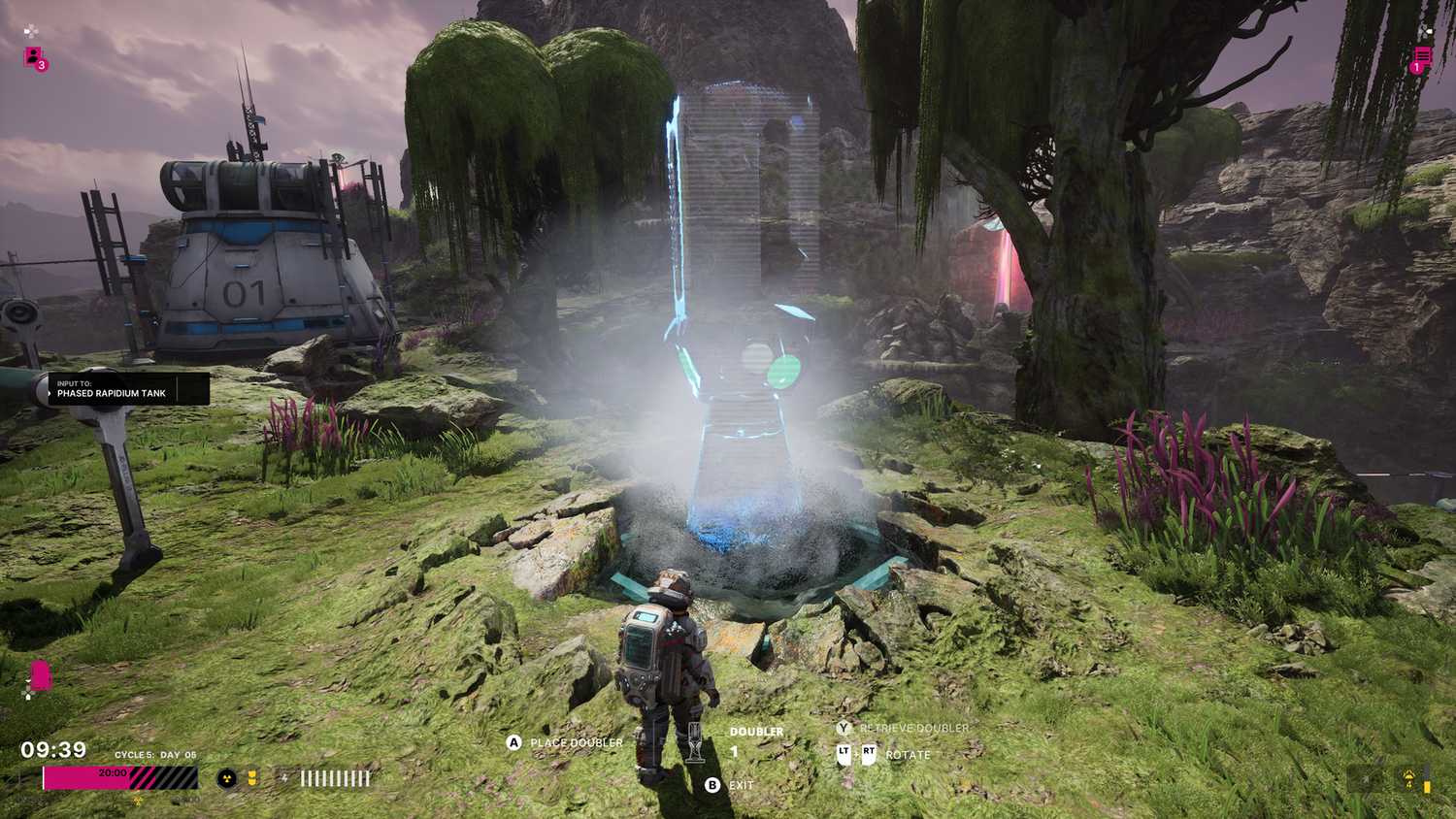 Jan Scientist explores a terraformed area in The Alters Last Variable