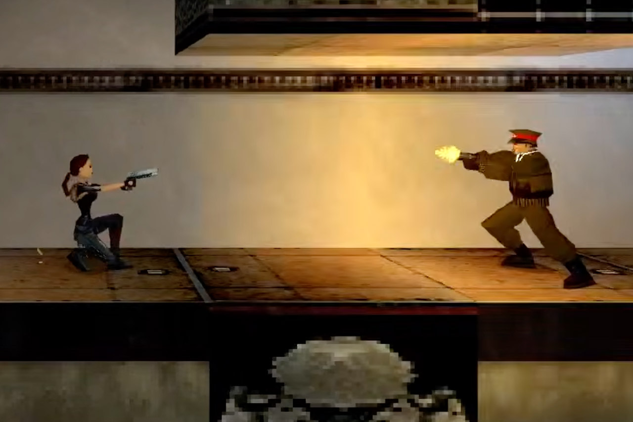 Lara Croft in Tomb Raider: Side Scroller Edition gameplay